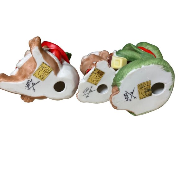 HOMCO Ceramic Christmas Bears # 5600 Set of 3 - Picture 14 of 15